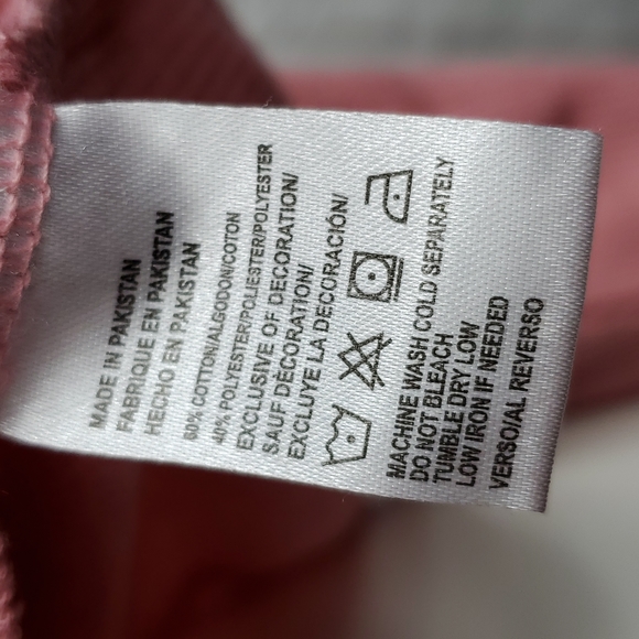 NWT Dreamsicle Soft Pink Waffle Long Sleeve shirt Size Medium - Picture 8 of 9